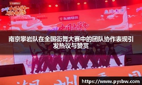 南京攀岩队在全国街舞大赛中的团队协作表现引发热议与赞赏